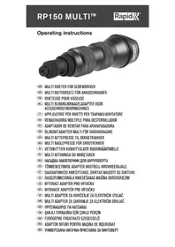 Notice RAPID RP150 MULTI Non catégorisé