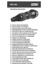 Notice RAPID RP160 Non catégorisé