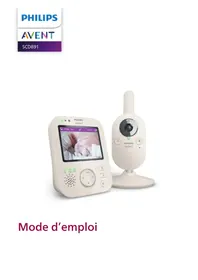 Notice PHILIPS AVENT SCD891 Moniteurs pour bébé