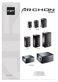 Notice FBT ARCHON 215S Caisson de basses