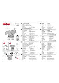 Notice HILTI POL 10 Niveau laser