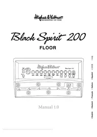 Notice HUGHES & KETTNER BLACK SPIRIT 200 Ampli guitare