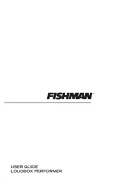 Notice Fishman LOUDBOX PERFORMER Ampli guitare