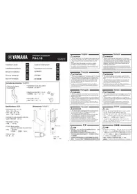 Notice YAMAHA PA-1LB Non catégorisé