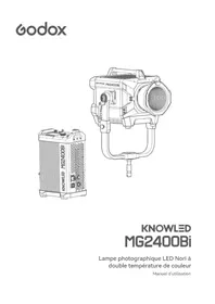 Notice GODOX KNOWLED MG2400BI Éclairage