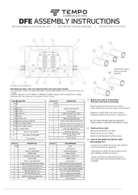 Notice Tempo DFE100 Processeur