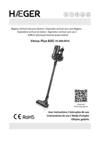 Notice Haeger VENUS PLUS 600 VC-600.047A Aspirateur