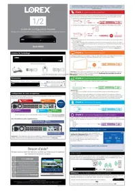 Notice Lorex N862B Magnétoscope