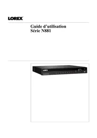Notice Lorex N881 Magnétoscope