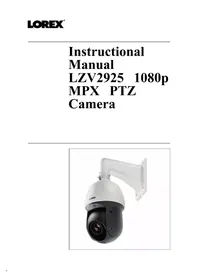 Notice Lorex LZV2925SB Caméra de surveillance
