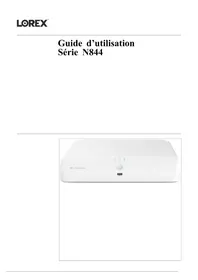 Notice Lorex TN84428AF8SK-E Magnétoscope