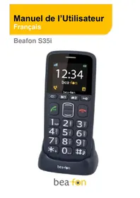 Notice Bea-fon S35I Téléphone mobile