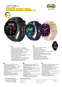 Notice Trevi T-FIT 235 A Smartwatch