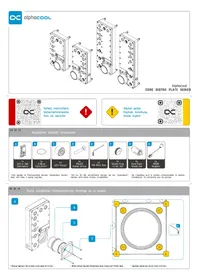 Notice Alphacool CORE DISTRO PLATE 240 Système de refroidissement de matériel informatique
