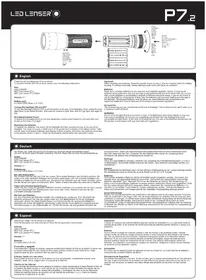 Notice Ledlenser P7.2 Lampe