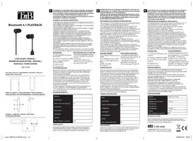 Notice T'nB PLAYBACK Ecouteur