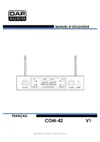 Notice DAP-Audio COM-42 Microphone