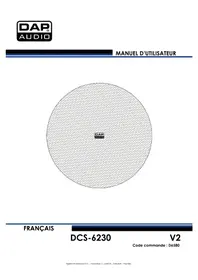 Notice DAP-Audio DCS-6230 Haut-parleur