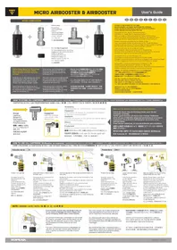 Notice Topeak MICRO AIRBOOSTER Pompe