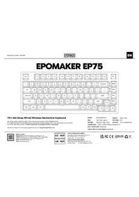 Notice Epomaker EP75 キーボード