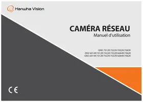 Notice Hanwha QNO-7022R Caméra de surveillance