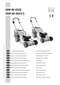 Notice IKRA IAM 40-4625 S Tondeuse à gazon