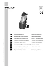 Notice IKRA IMH 2500 Hacheuse mécanique