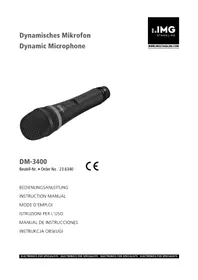 Notice IMG Stageline DM-3400 Microphone