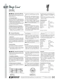 Notice IMG Stageline DM-065 Microphone