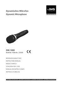 Notice IMG Stageline DM-1800 Microphone
