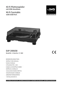 Notice IMG Stageline DJP-200USB Platine disque