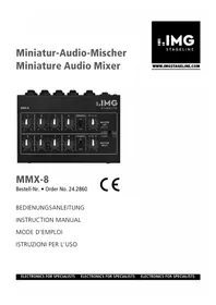 Notice IMG Stageline MMX-8 Table de mixage