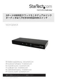 Notice StarTech.com SV231QDVIUA Autres accessoires informatique