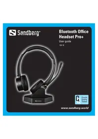 Notice SANDBERG BLUETOOTH OFFICE HEADSET PRO+ Ecouteur
