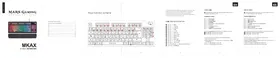Notice Mars Gaming MKAXP Clavier