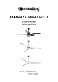 Notice Sonnenkönig GENUA Ventilateur