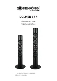 Notice Sonnenkönig DOLMEN 4 Ventilateur