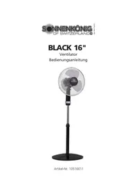 Notice Sonnenkönig BLACK 16 Ventilateur