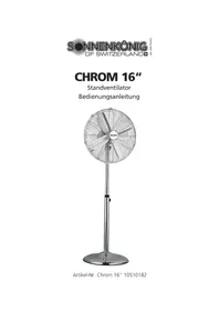 Notice Sonnenkönig CHROM 16 Ventilateur
