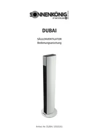 Notice Sonnenkönig DUBAI Ventilateur