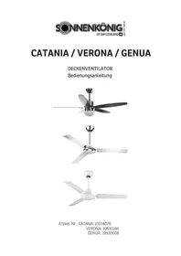 Notice Sonnenkönig VERONA Ventilateur