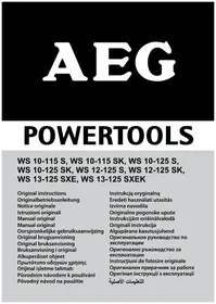 Notice AEG WS 10-125 SK Broyeur
