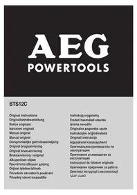 Notice AEG BTS 12C Visseuse