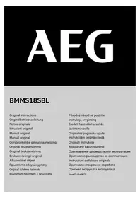 Notice AEG BMMS18SBL Broyeur