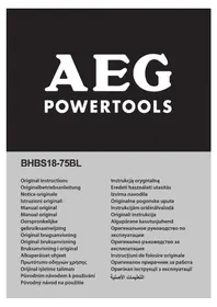 Notice AEG BHBS18-75BL Broyeur