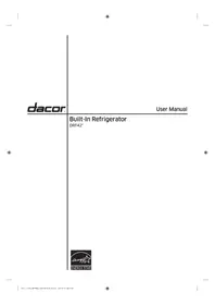 Notice Dacor RAT42AMAASR Réfrigérateur