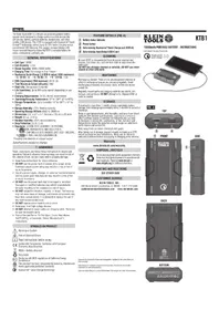 Notice Klein Tools KTB1 Batterie portable