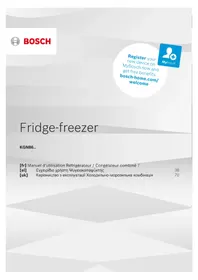 Notice BOSCH KGN86AI32U Réfrigérateur