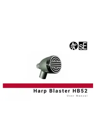 Notice SE Electronics HARP BLASTER HB52 Microphone