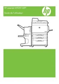 Notice HP LASERJET M9059 Imprimante